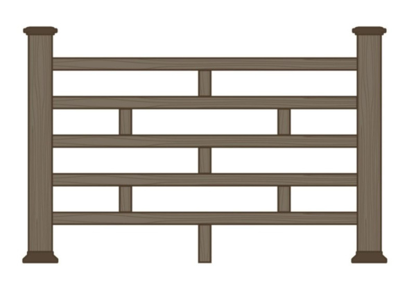 Ограждение из ДПК Ecodecking Брик
