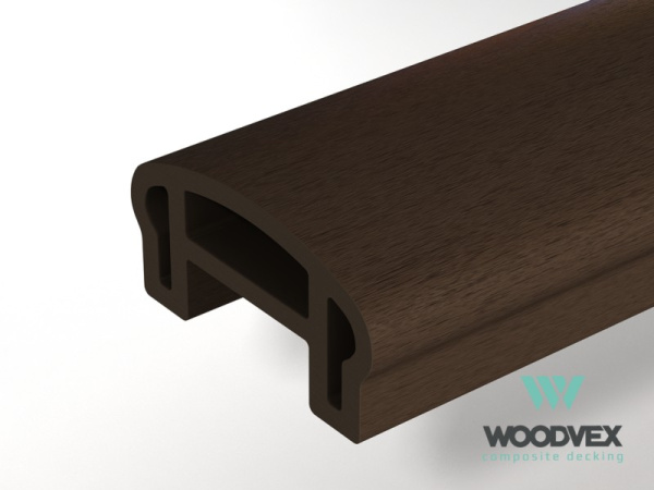Перила верхнее для ограждений Woodvex 95х50х3000 Венге