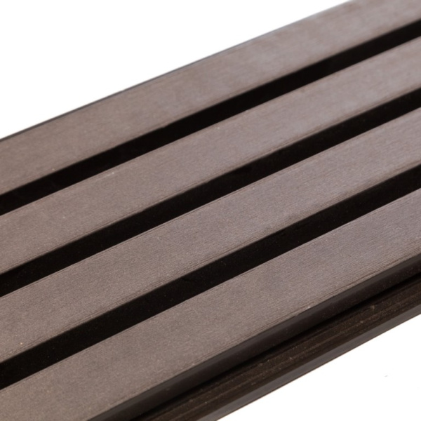 Фасадная доска Ecodecking Техно реечная 200х26х3000 Венге