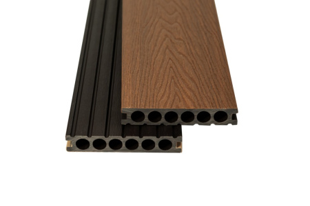 Террасная доска Экодекинг Скай коэкструзия 140х24х4000 Тик