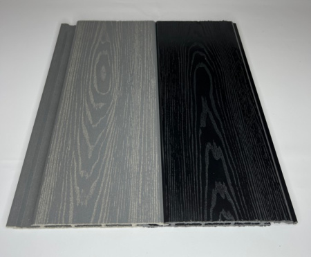 Фасадная доска (Сайдинг) Экодекинг Титан 160х17x4000 Антрацит