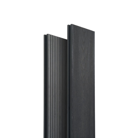 Террасная доска Экодекинг Комфорт плюс 3D 146х24x3000 Графит