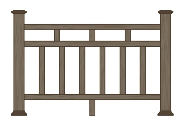 Ограждение из ДПК Ecodecking Грид