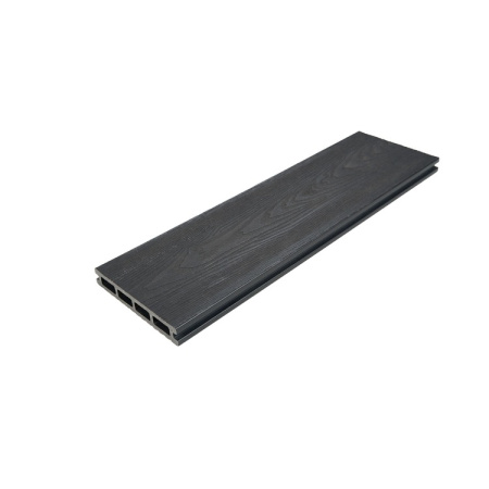 Террасная доска Экодекинг Комфорт плюс 3D 146х24x3000 Графит