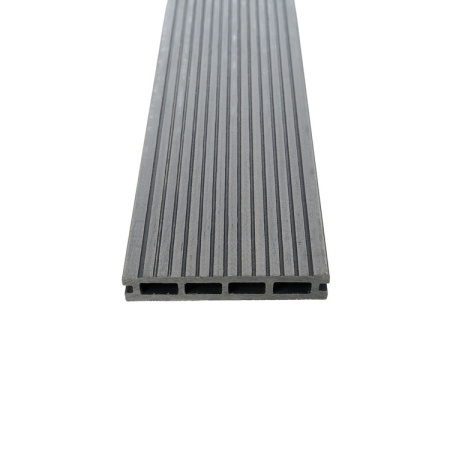 Террасная доска Экодекинг Комфорт плюс 3D 146х24x3000 Графит